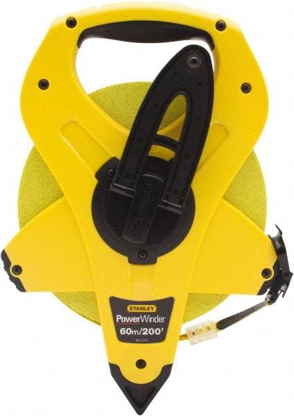 Stanley - 200' x 1/2" Tape Measure - 1/16" Graduation, Inch & Metric Graduation Style - Best Tool & Supply