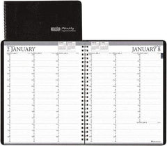 House of Doolittle - 26 Sheet, 8-1/2 x 11", Weekly Planner - Black - Best Tool & Supply