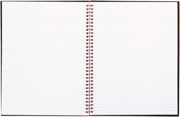 Black n Red - 70 Sheet, 8-1/2 x 11", Legal (Style) Hardbound Notebook - Black - Best Tool & Supply