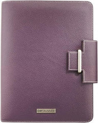 DayRunner - 32 Sheet, 5-1/2 x 8-1/2", Refillable Planner - Eggplant - Best Tool & Supply