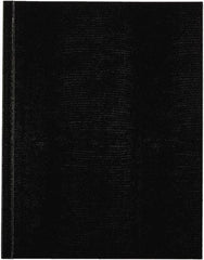 Blueline - 150 Sheet, 5 x 8", College Ruled Executive Notebook - Black - Best Tool & Supply