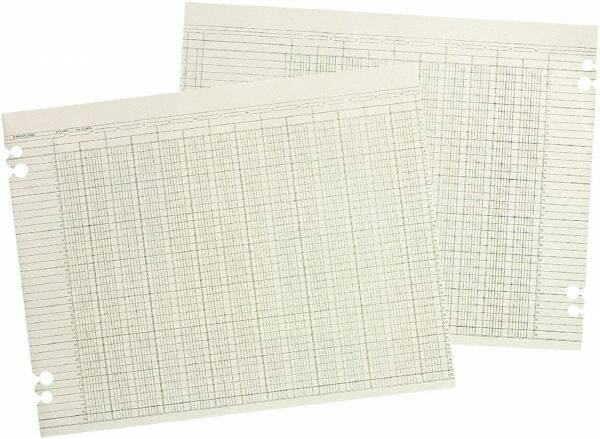 Wilson Jones - 100 Sheet, 11 x 17", Accounting Sheets - Green - Best Tool & Supply