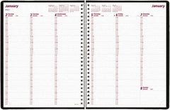 Brownline - 26 Sheet, 3-1/4 x 6-1/4", Weekly Planner - Black - Best Tool & Supply