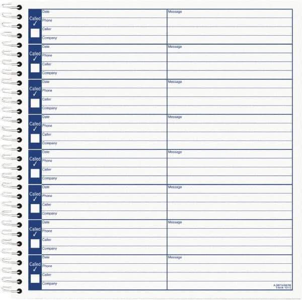 TOPS - 800 Sheet, 15-1/2 x 22-3/4", Log Book - White - Best Tool & Supply