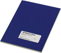 National Brand - 60 Sheet, 12-1/4 x 26", Narrow Chemistry Notebook - Blue - Best Tool & Supply