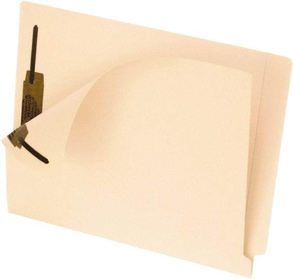 Pendaflex - 8-1/2 x 11", Letter Size, Manila, File Folders with End Tab - 11 Point Stock, Straight Tab Cut Location - Best Tool & Supply