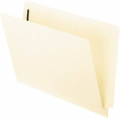 Pendaflex - 8-1/2 x 11", Letter Size, Manila, File Folders with End Tab - 11 Point Stock, Straight Tab Cut Location - Best Tool & Supply