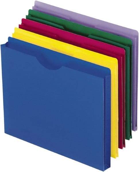 Pendaflex - 8-1/2 x 11", Letter Size, Assorted Colors, Expansion Folders - Best Tool & Supply