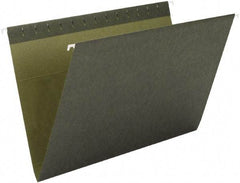 SMEAD - 8-1/2 x 11", Letter Size, Standard Green, Hanging File Folder - 11 Point Stock - Best Tool & Supply