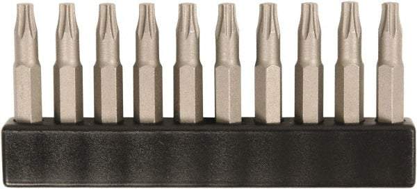 Wiha - 4mm Drive T10 Torx Screwdriver Bit - 28mm OAL - Best Tool & Supply