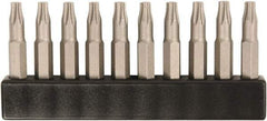 Wiha - 4mm Drive T10 Torx Screwdriver Bit - 28mm OAL - Best Tool & Supply