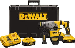 DeWALT - 20 Volt 1-1/8" SDS Plus Chuck Cordless Rotary Hammer - 0 to 4,480 BPM, 0 to 1,500 RPM, Reversible - Best Tool & Supply