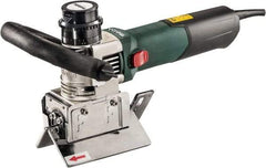 Metabo - 0 to 90° Bevel Angle, 3/8" Bevel Capacity, 12,500 RPM, 810 Power Rating, Electric Beveler - 13 Amps, 1/4" Min Workpiece Thickness - Best Tool & Supply