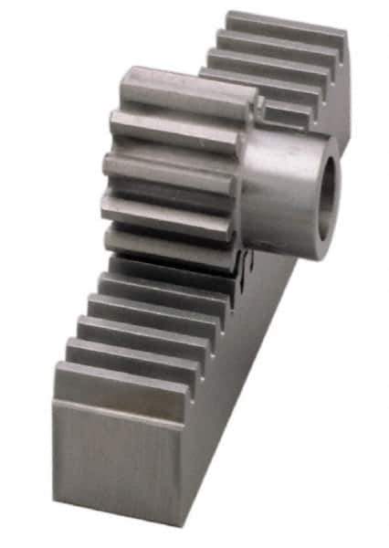 Boston Gear - 3/4" Face Width, 4 Feet Long, 1/2" Thick Steel Gear Rack - 12 Pitch - Best Tool & Supply