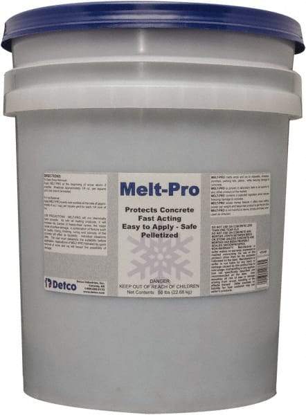 Detco - 50 Lb Pail Sodium Chloride Granules - Effective to -6°F - Best Tool & Supply