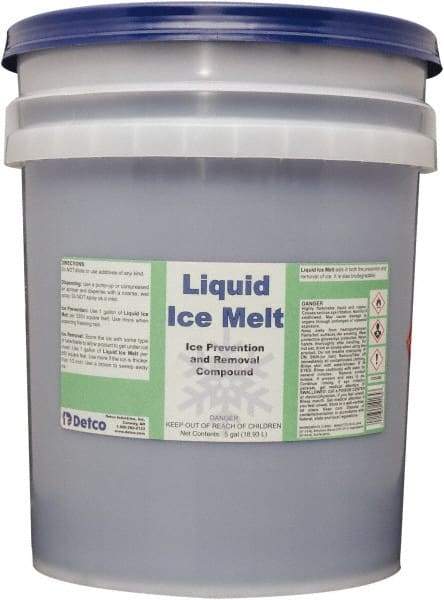 Detco - 5 Gal Pail Urea/Glycol Blend Liquid - Effective to 0°F - Best Tool & Supply