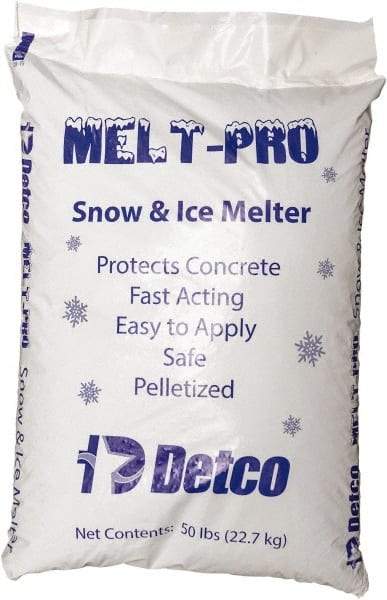 Detco - 50 Lb Pail Sodium Chloride Granules - Effective to -6°F - Best Tool & Supply