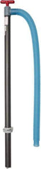 Detco - 4.57 Strokes per Gal, 1-3/8" Outlet, Plastic Hand Operated Drum Pump - 28 oz per Stroke, 39-1/2" OAL, For 55 Gal Drums - Best Tool & Supply