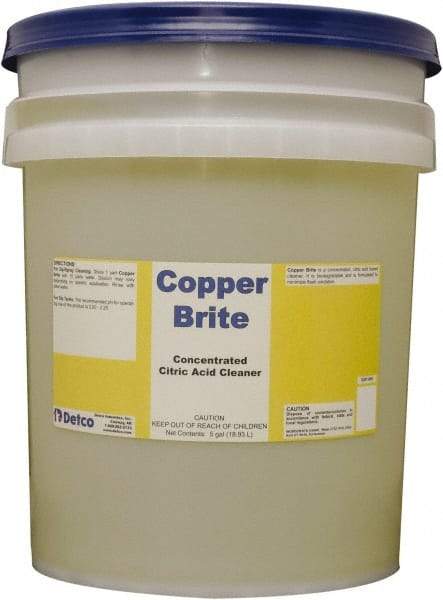 Detco - Liquid Metal Cleaner - Unscented, Pail Container - Best Tool & Supply