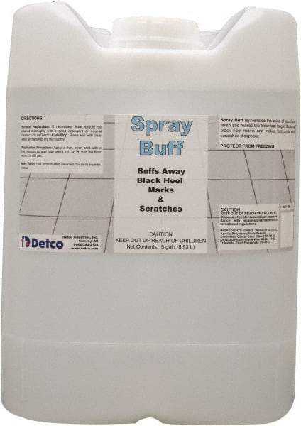 Detco - 5 Gal Drum Spray Buff - Use on Hard Floors - Best Tool & Supply