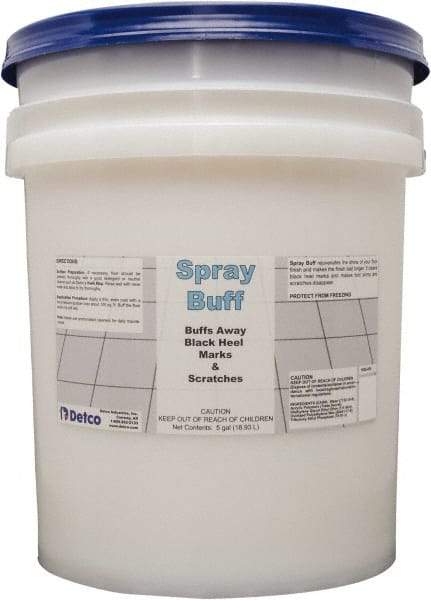 Detco - 5 Gal Pail Spray Buff - Use on Hard Floors - Best Tool & Supply