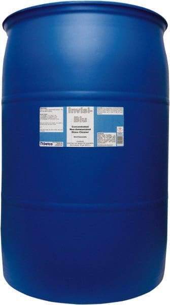 Detco - 55 Gal Drum Unscented Glass Cleaner - Concentrated, Use on Glass - Best Tool & Supply