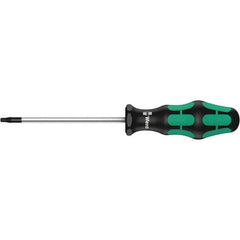 Wera - T20 Tamper Resistant Torx Driver - 12" Blade Length, 16-17/32" OAL, Ergonomic Handle, Chrome Plated Steel - Best Tool & Supply