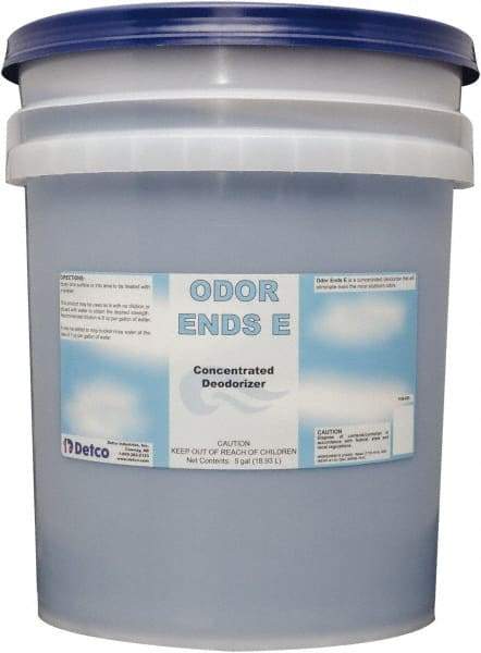 Detco - 5 Gal Pail Deodorizer - Liquid, Unscented, Concentrated, Environmentally Safe - Best Tool & Supply