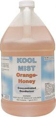 Detco - 1 Gal Bottle Deodorizer - Liquid, Orange-Honey Scent, Concentrated, Environmentally Safe - Best Tool & Supply