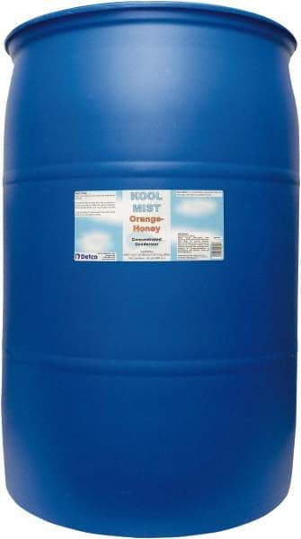 Detco - 55 Gal Drum Deodorizer - Liquid, Orange-Honey Scent, Concentrated, Environmentally Safe - Best Tool & Supply