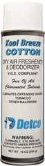 Detco - 20 oz Aerosol Can Deodorizer - Aerosol, Cotton Scent, Environmentally Safe - Best Tool & Supply