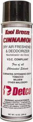 Detco - 20 oz Aerosol Can Deodorizer - Aerosol, Cinnamon Scent, Environmentally Safe - Best Tool & Supply