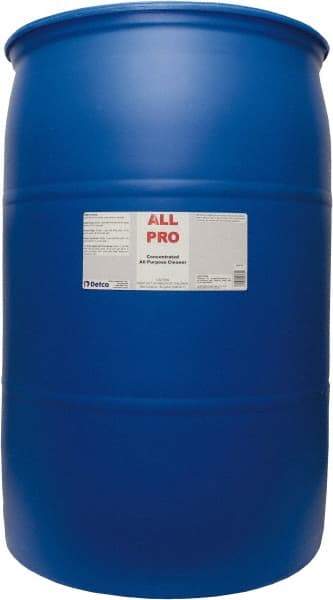 Detco - 55 Gal Drum All-Purpose Cleaner - Liquid, Neutral Cleaner, Citrus - Best Tool & Supply