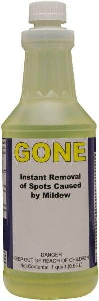 Detco - 32 oz Bottle Mildew Remover - Liquid, Water-Based, Unscented - Best Tool & Supply