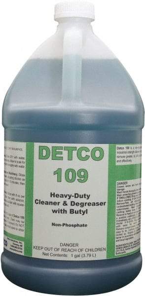 Detco - 1 Gal Bottle Cleaner/Degreaser - Liquid, Butyl-Based, Unscented - Best Tool & Supply