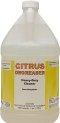 Detco - 1 Gal Bottle Cleaner/Degreaser - Liquid, Butyl-Based, Citrus - Best Tool & Supply