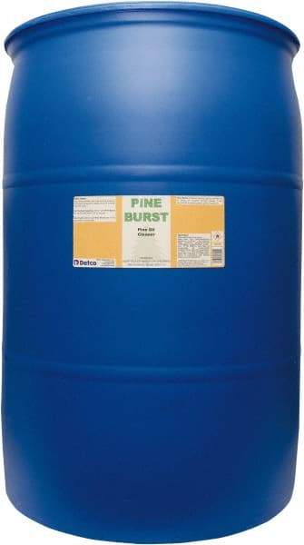 Detco - 55 Gal Drum All-Purpose Cleaner - Liquid, Water-Based, Pine - Best Tool & Supply