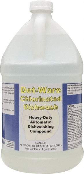 Detco - 1 Gal Bottle Automatic Dishwashing Liquid - Unscented - Best Tool & Supply