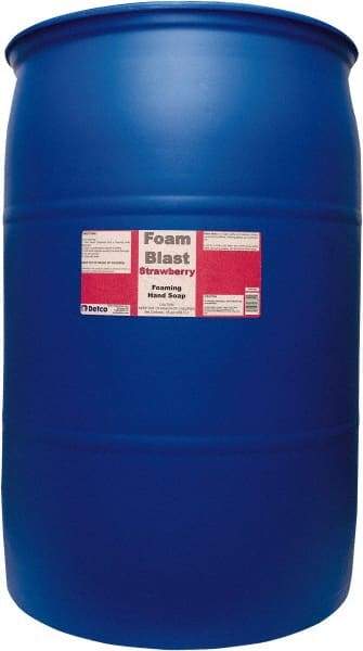 Detco - 55 Gal Drum Liquid Hand Cleaner - Red, Strawberry Scent - Best Tool & Supply