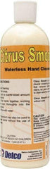 Detco - 16 oz Squeeze Bottle Waterless Cream Waterless Hand Cleaner - Yellow, Citrus Scent - Best Tool & Supply