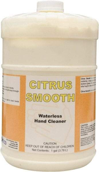 Detco - 1 Gal Bottle Waterless Cream Waterless Hand Cleaner - Yellow, Citrus Scent - Best Tool & Supply