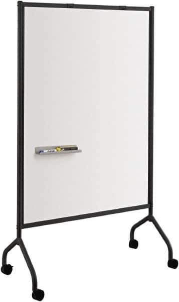 Safco - 72" High x 42" Wide Magnetic Wet/Dry Erase - Steel, 21-1/2" Deep, Includes Magnetic Accessory Tray, Dry Erase Markers, Eraser & Easel Pad Hooks - Best Tool & Supply