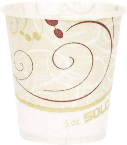 Solo - Paper Water Cups, Waxed, 5 oz, 100/Bag, 30 Bags/Carton - Multicolor - Best Tool & Supply