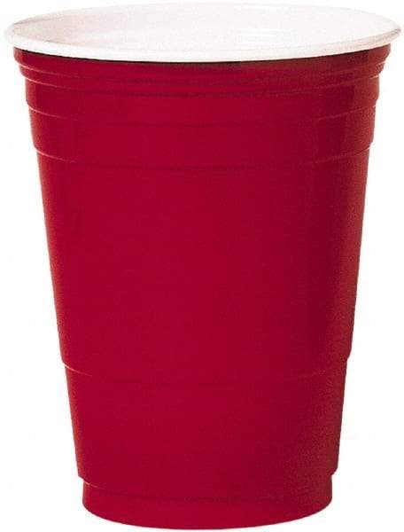 Solo - Plastic Party Cold Cups, 16 oz - Red - Best Tool & Supply