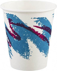 Solo - Jazz Paper Hot Cups, 6 oz, Polycoated, 50/Bag, 20 Bags/Carton - White, Green, Purple - Best Tool & Supply