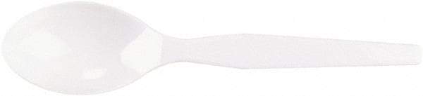 Dixie - Plastic Cutlery, Heavy Mediumweight Teaspoons, 100/B oz - White - Best Tool & Supply