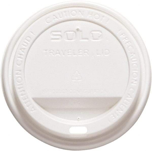 Solo - Traveler Drink-Thru Lid, 1000/Carton - White - Best Tool & Supply