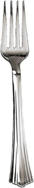 WNA - Heavyweight Plastic Forks, Reflections Design, Silver, 600/Carton - Silver - Best Tool & Supply