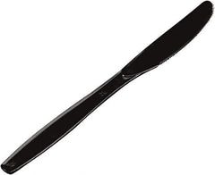 Dixie - Plastic Cutlery, Heavyweight Knives - Black - Best Tool & Supply