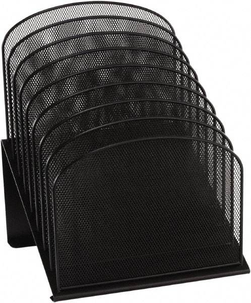 Safco - Black Document Organizer - Steel, Mesh - Best Tool & Supply